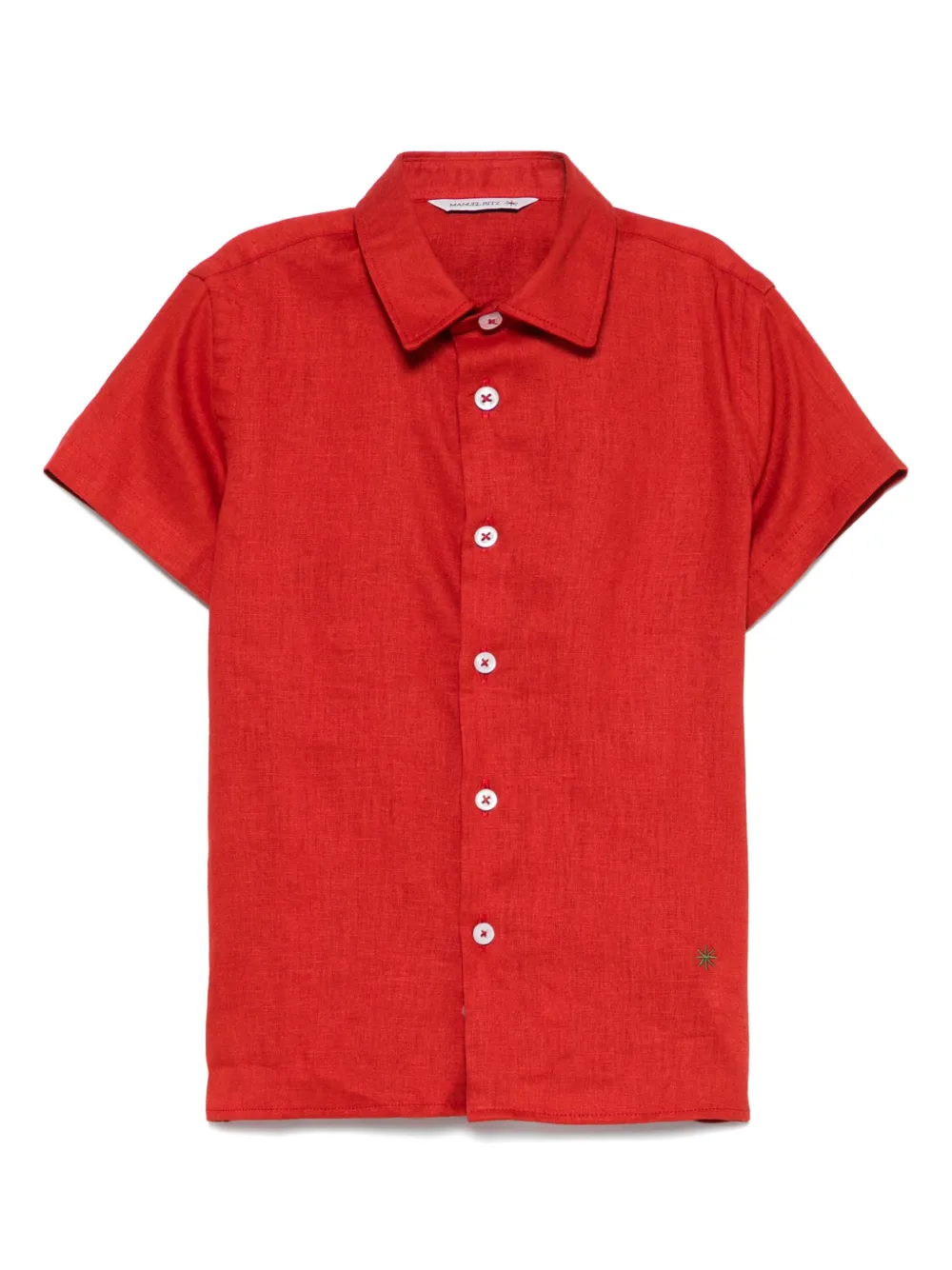 Manuel Ritz Camisa com textura irregular | Vermelho | Image 1