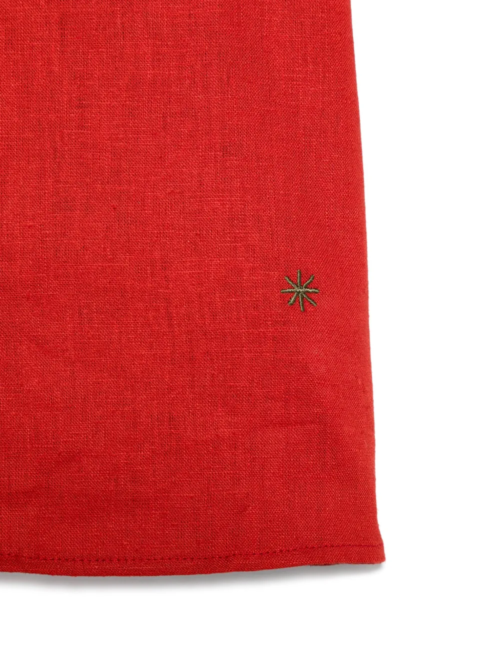 Manuel Ritz Shirt met slub-textuur Rood