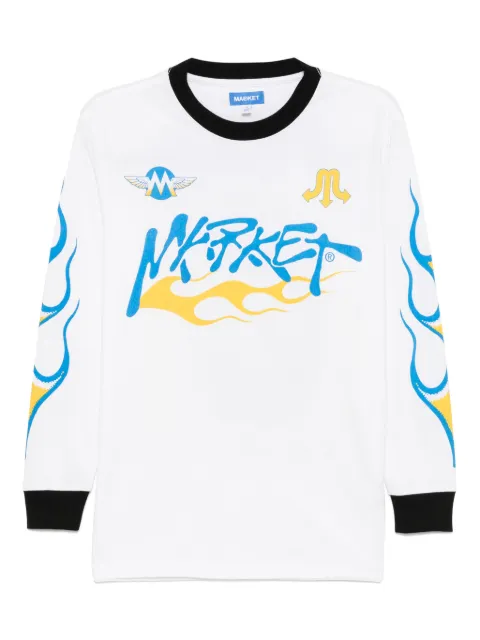 MARKET printed long-sleeves T-shirt