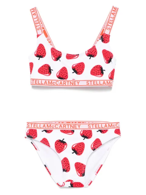 Stella McCartney Kids strawberry-print bikini