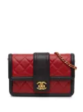 CHANEL Pre-Owned 2016-2017 Lambskin Elegant CC Wallet On Chain crossbody bag - Purple