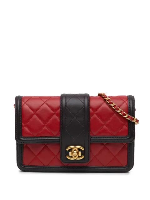 CHANEL Pre-Owned 2016-2017 Lambskin Elegant CC Wallet On Chain crossbody bag