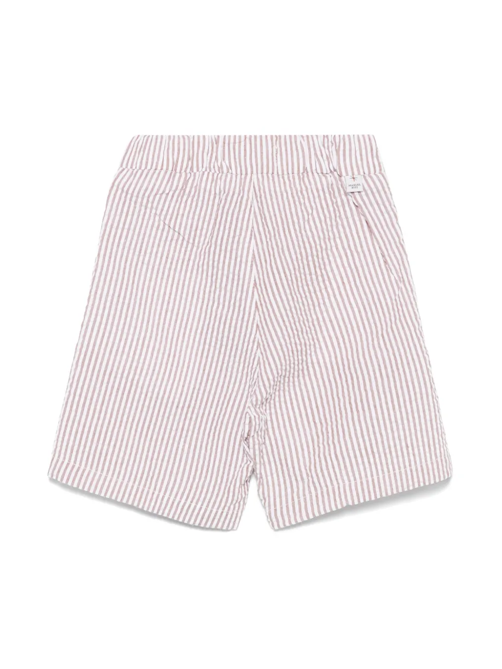 manuelritz Manuel Ritz Seersucker shorts - Beige