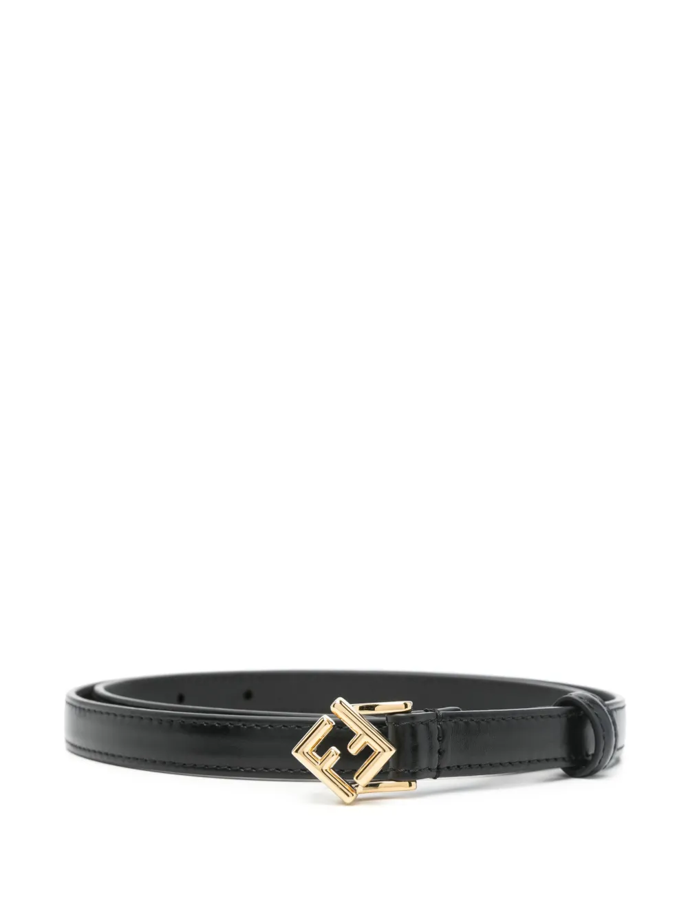 FENDI Riem met FF-diamanten Zwart