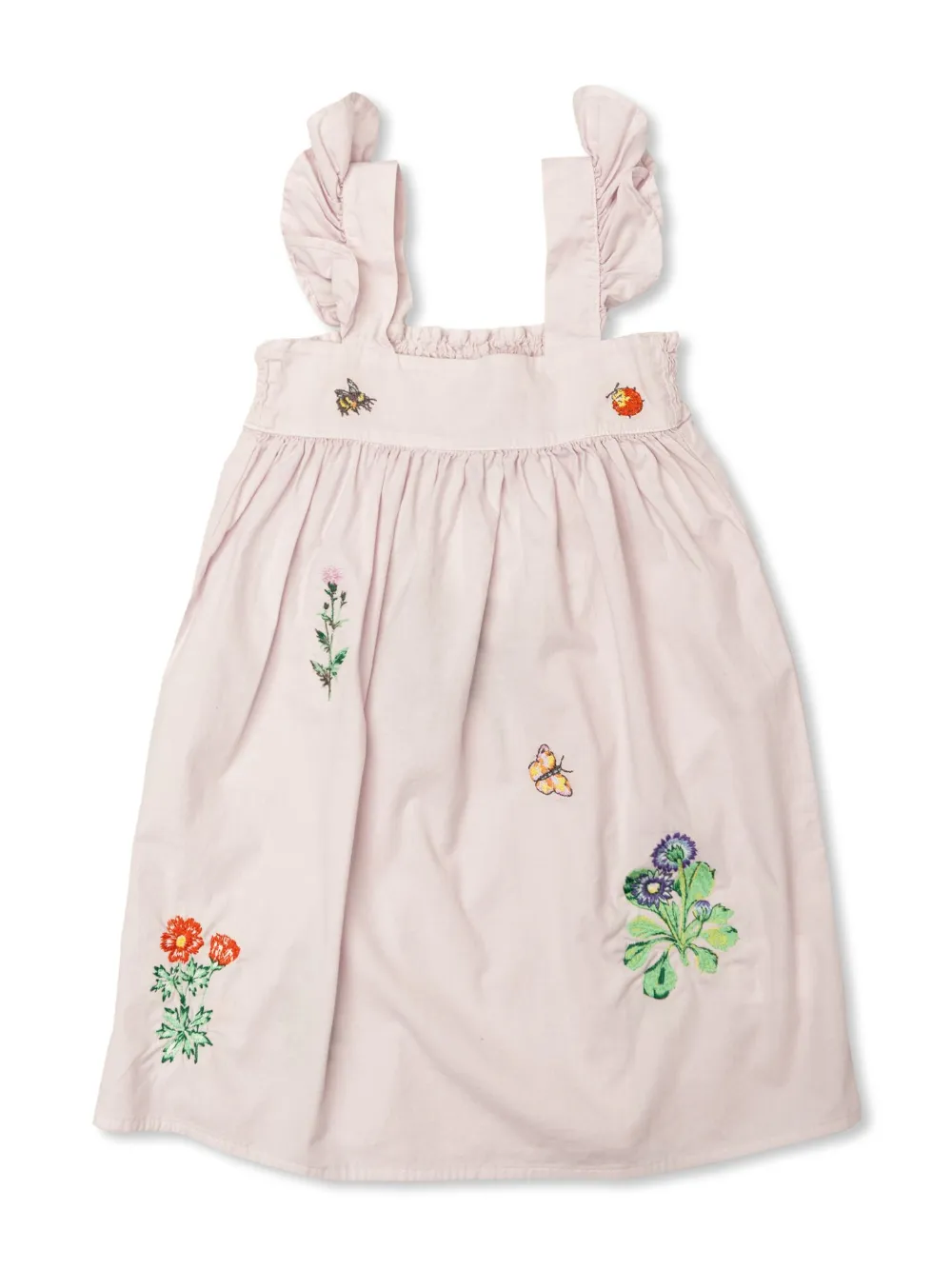 Stella McCartney Kids embroidered dress - Wit