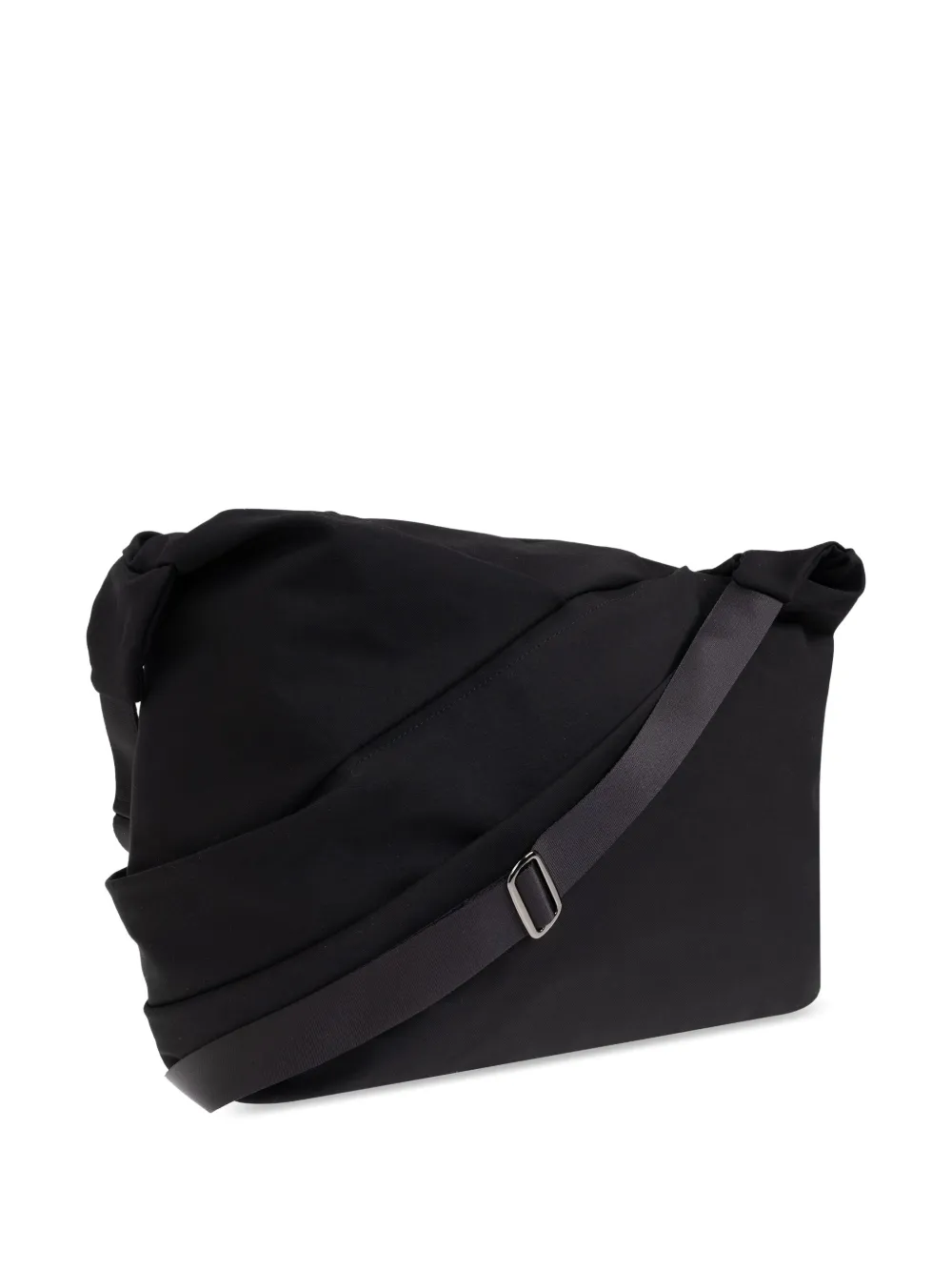 Yohji Yamamoto Wollen schoudertas Zwart