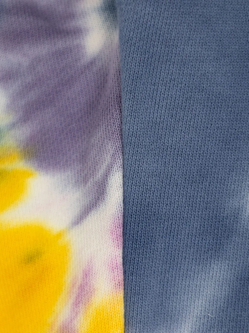 Stella McCartney Kids Broek met tie-dye effect Geel
