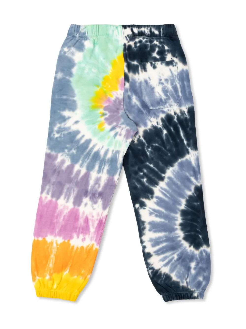 Stella McCartney Kids tie-dye effect trousers - Geel