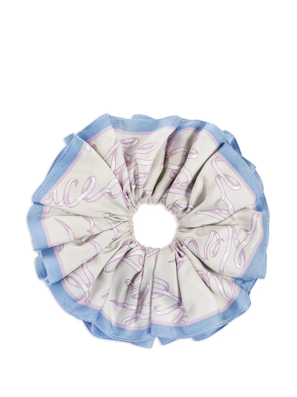 graphic-print scrunchie