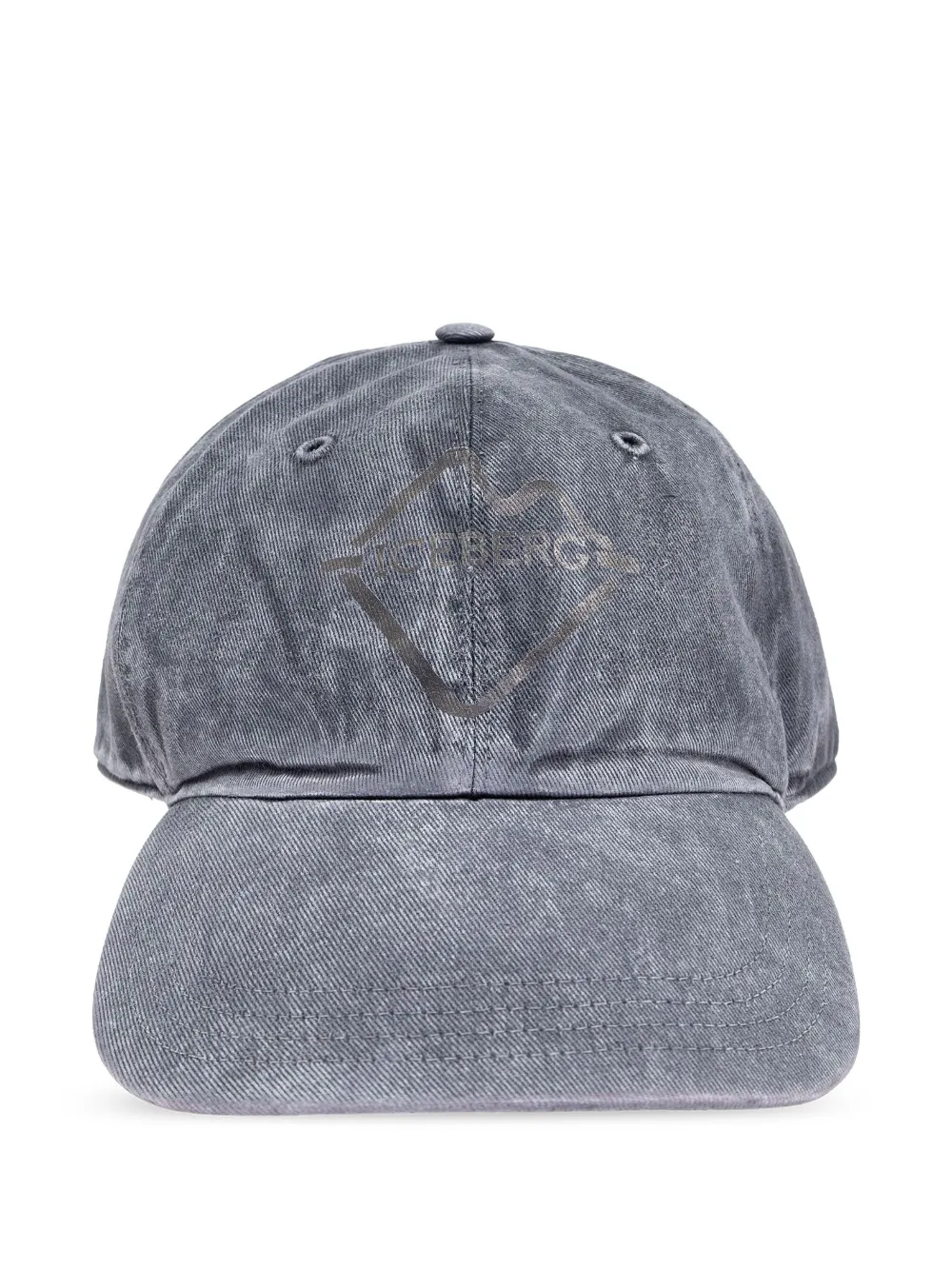 logo-print cap