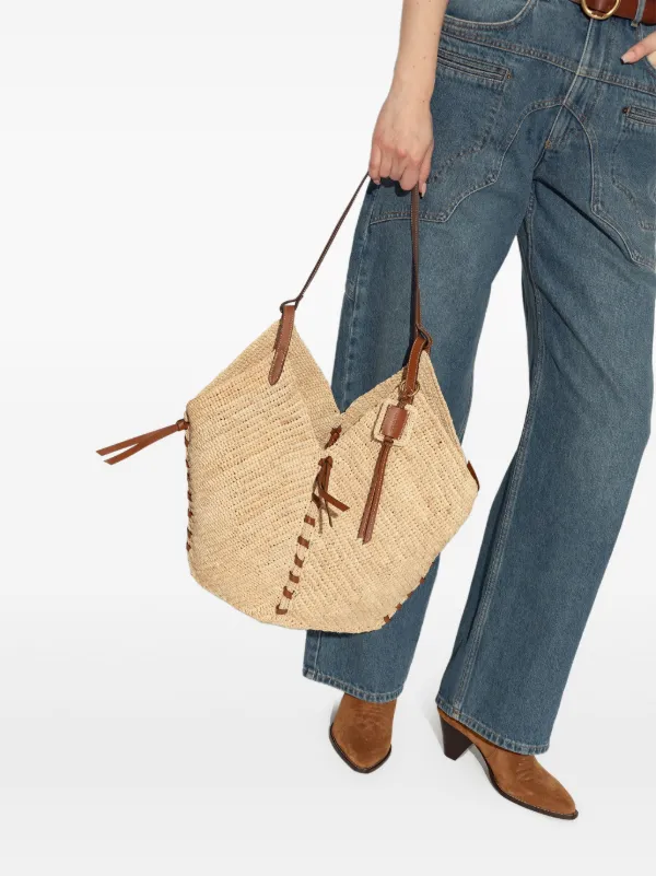 関税・送料込み【Isabel Marant】TAMPA トートバッグ ISABEL MARANT Tampa Tote Bag | Neutrals | FARFETCH