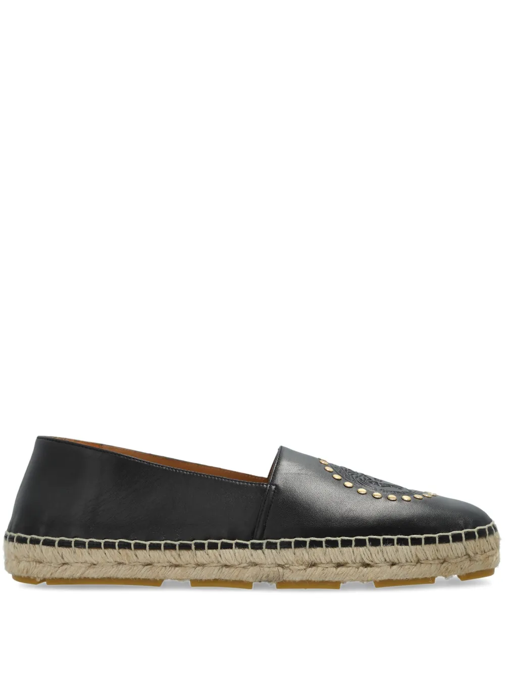 Versace Medusa motif espadrilles Black