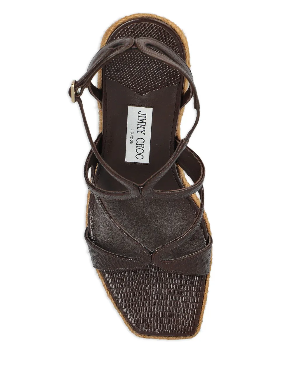 Jimmy Choo 110mm Ayla espadrilles Brown