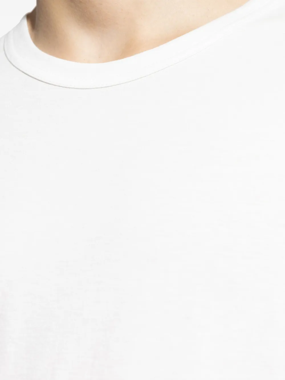 Shop Yohji Yamamoto Cotton T-shirt In White