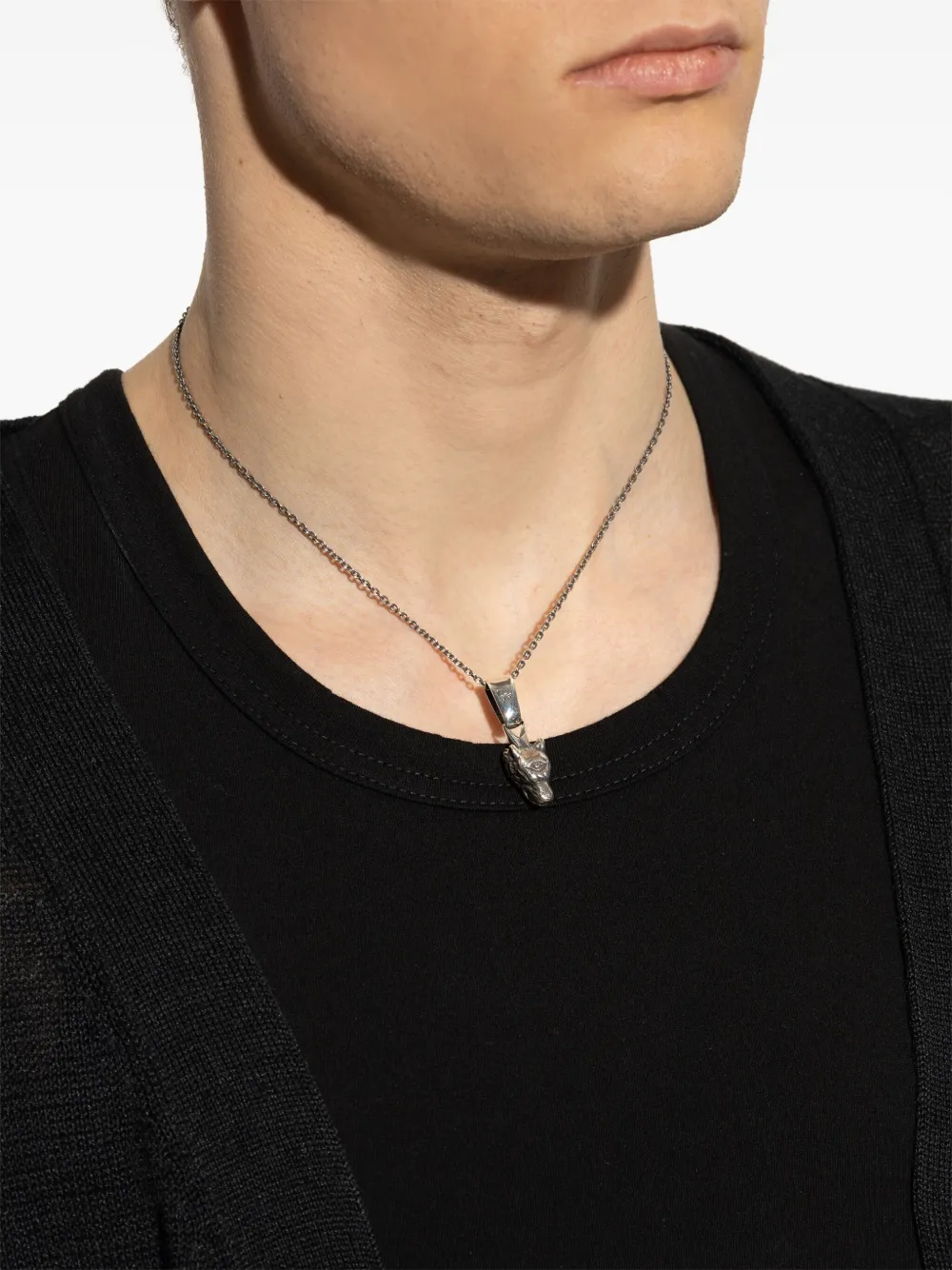 Yohji Yamamoto collar con dije de daga de lobo | Image 2