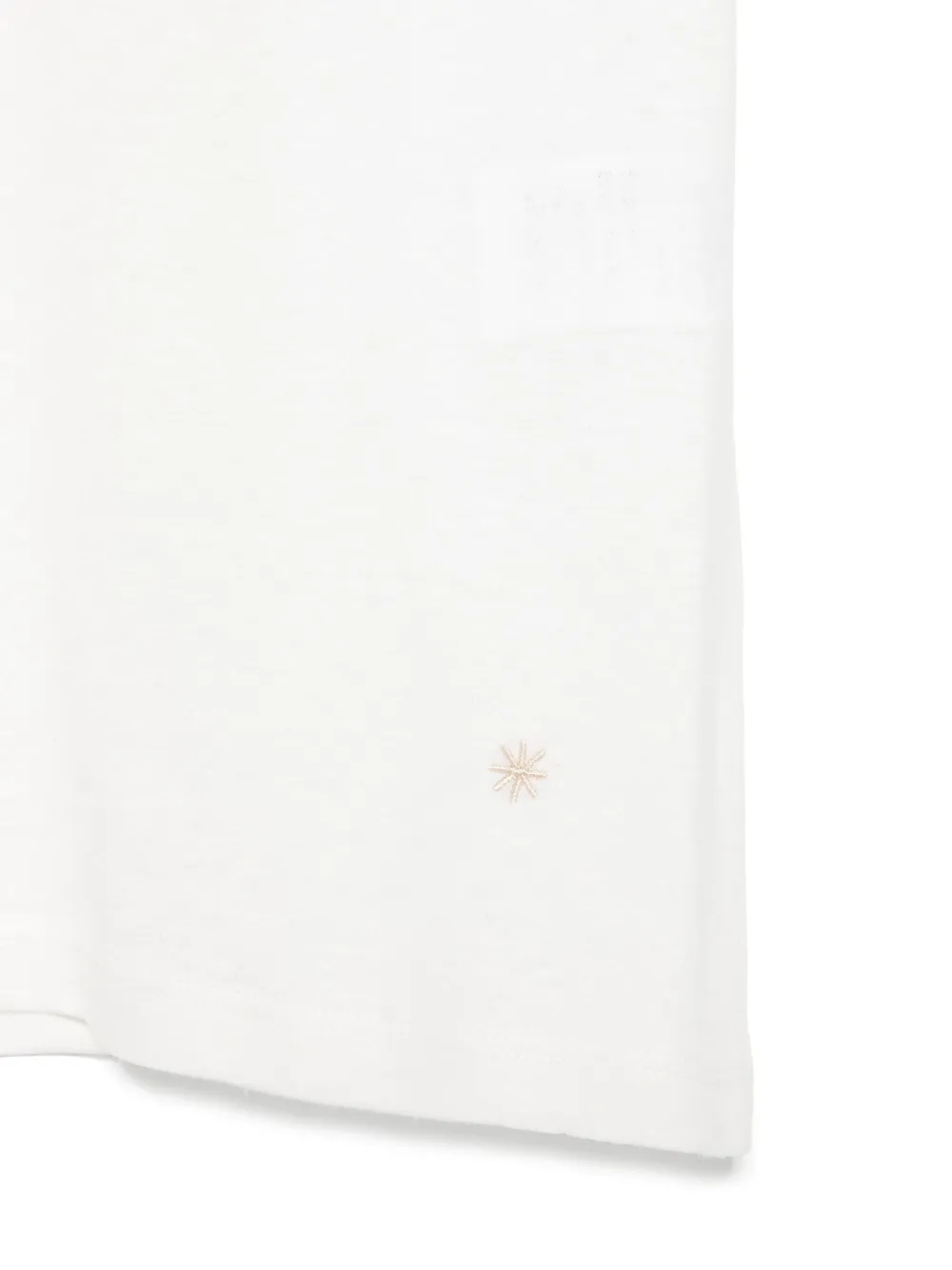 Manuel Ritz T-shirt met geborduurd logo Wit