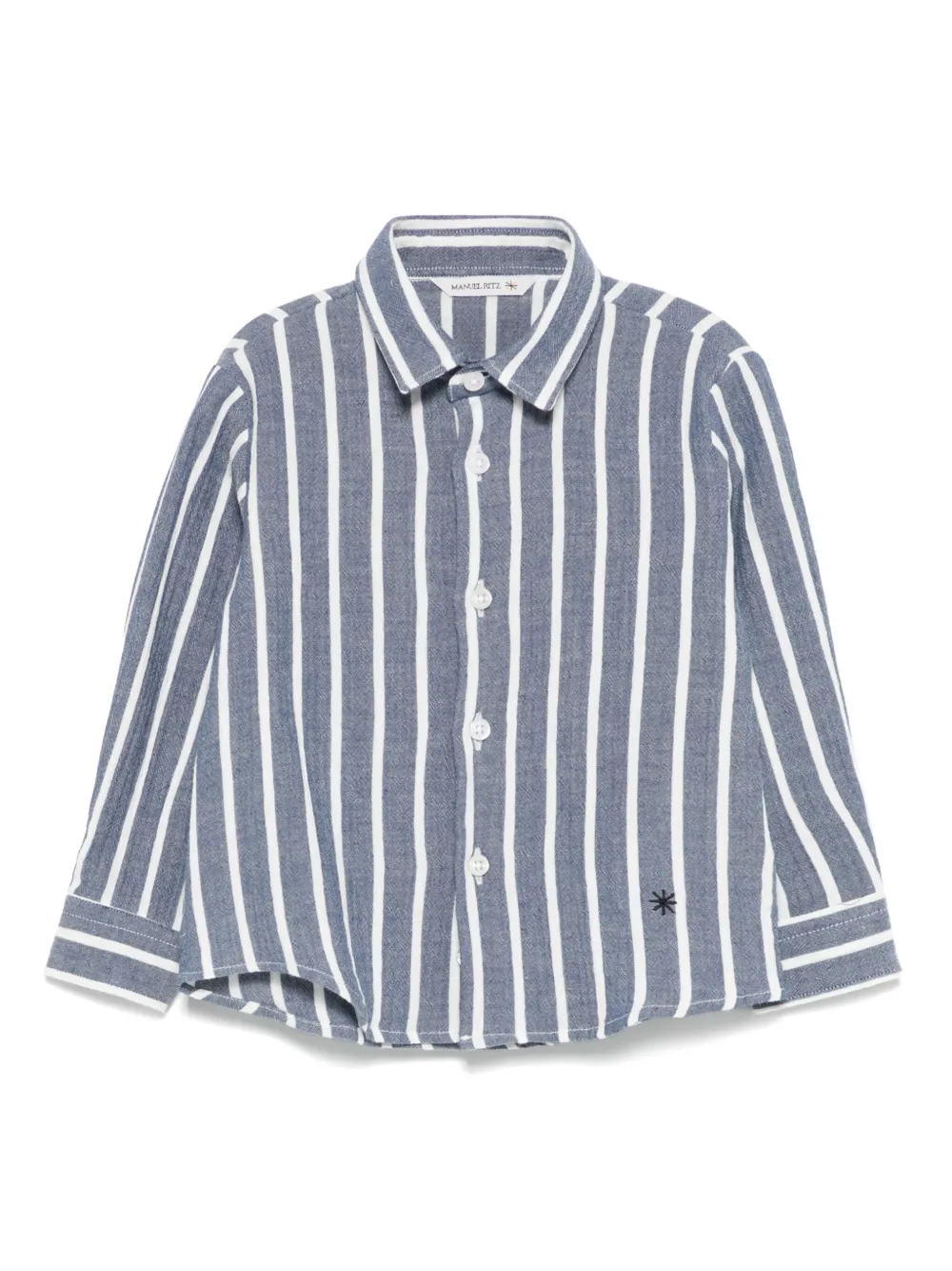 Manuel Ritz camisa con rayas estampadas | azul | Image 1