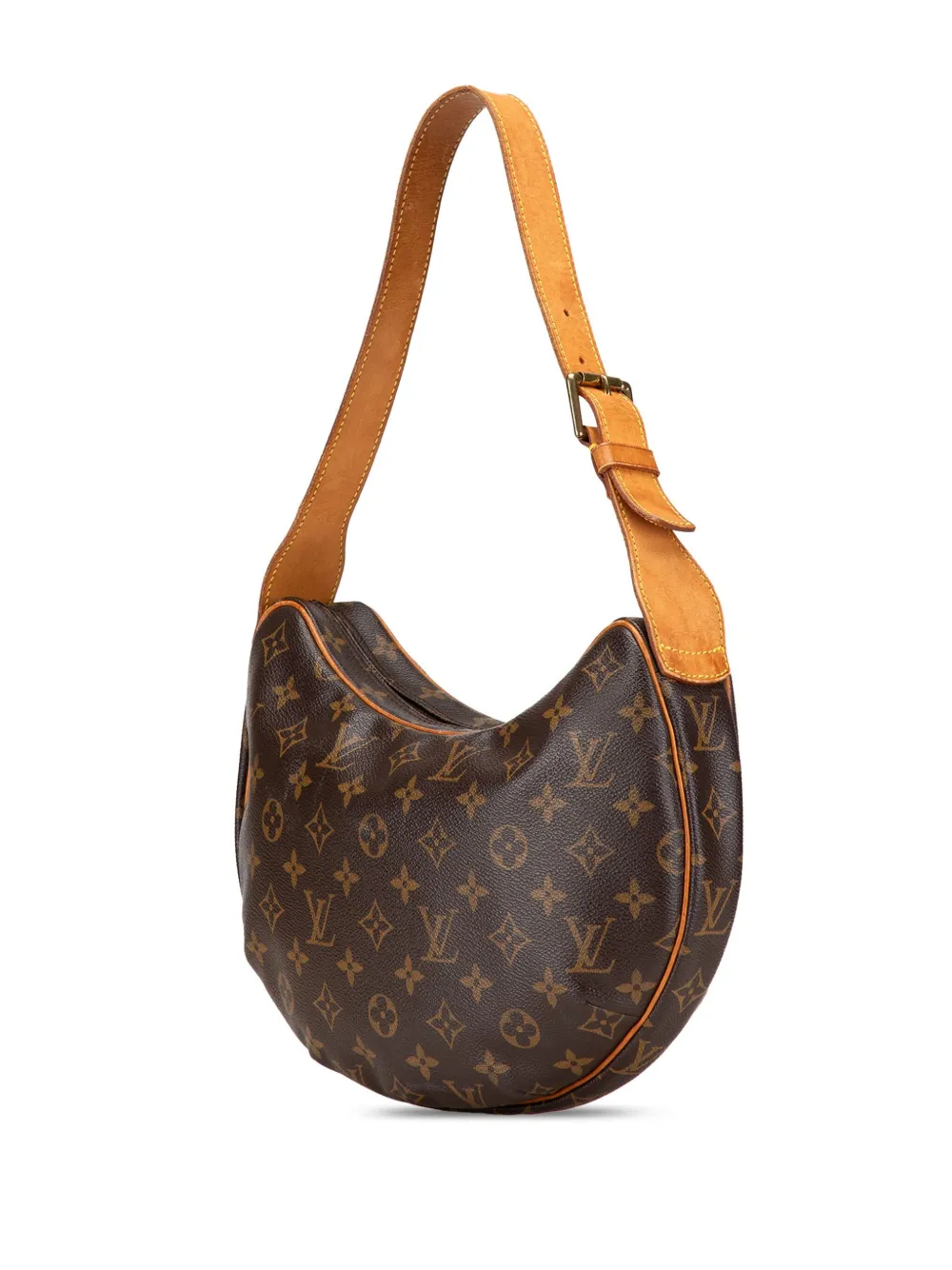 Louis Vuitton Pre-Owned 2003 Croissant hobo tas met MM monogram - Bruin