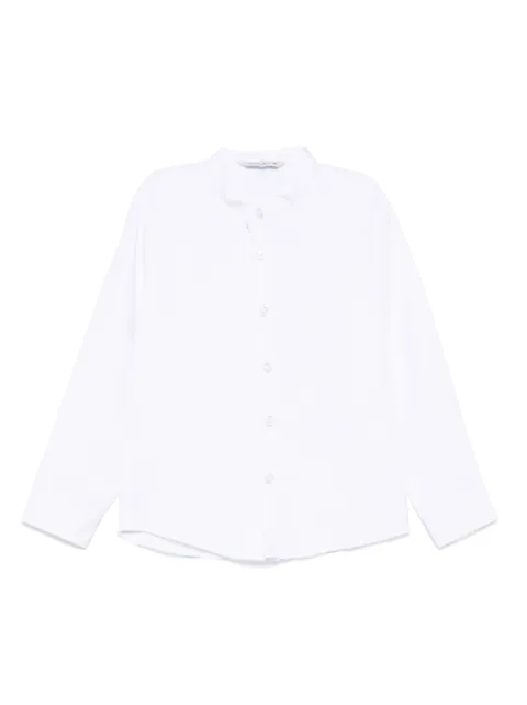 Manuel Ritz band-collar shirt