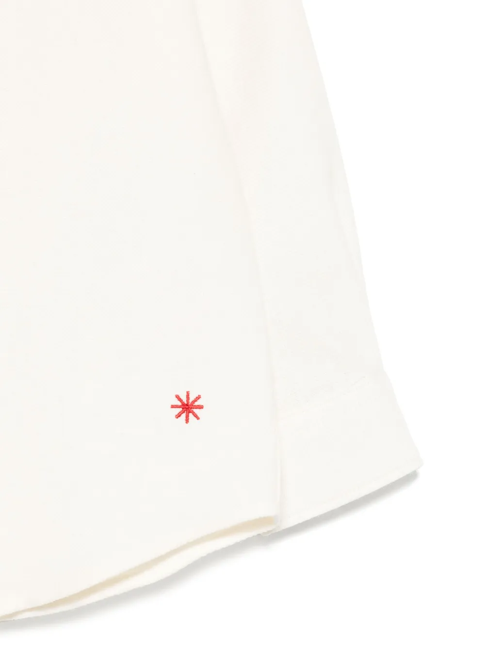 Manuel Ritz Shirt met geborduurd logo Beige
