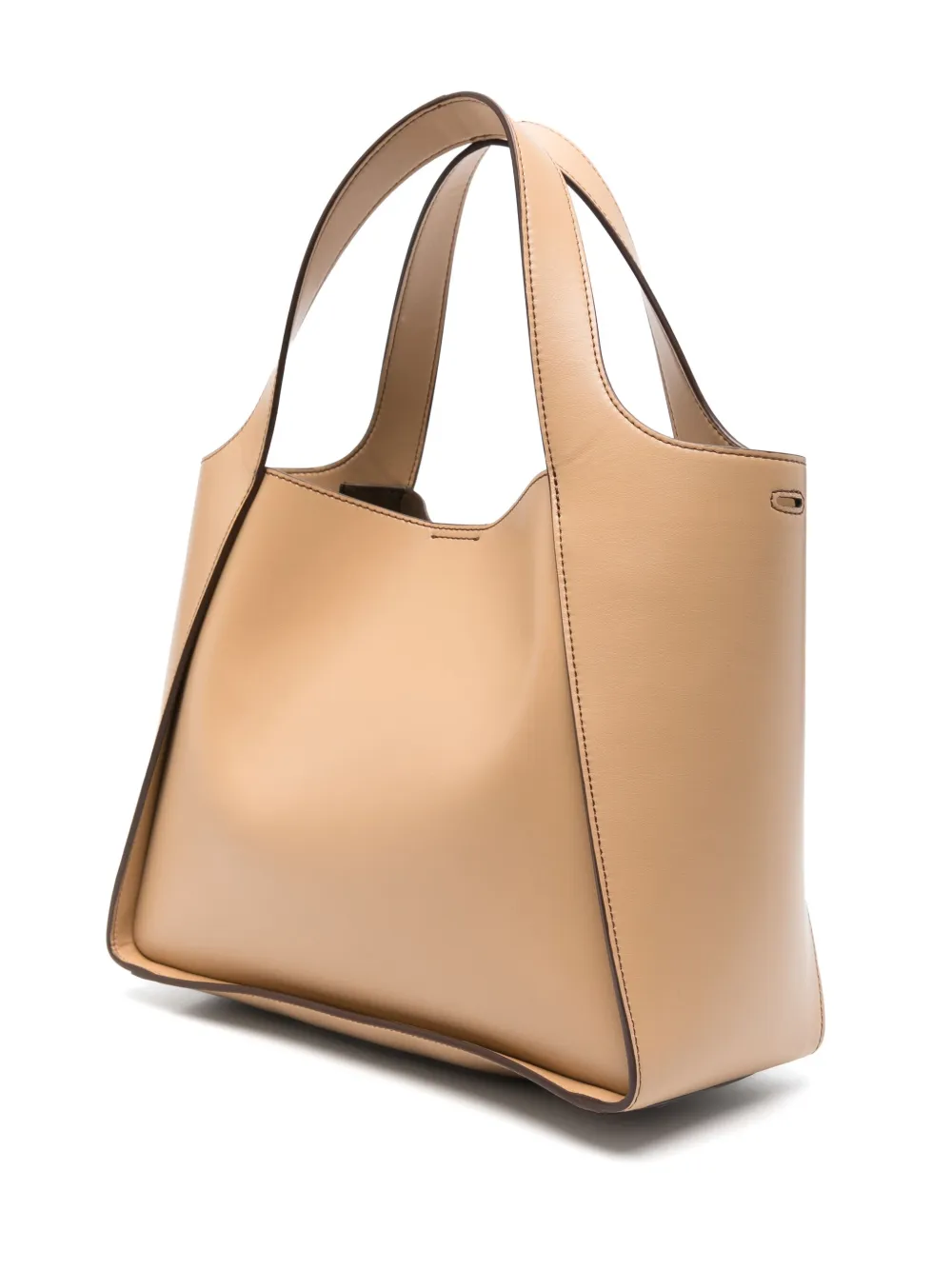 Stella McCartney Shopper met logo Beige