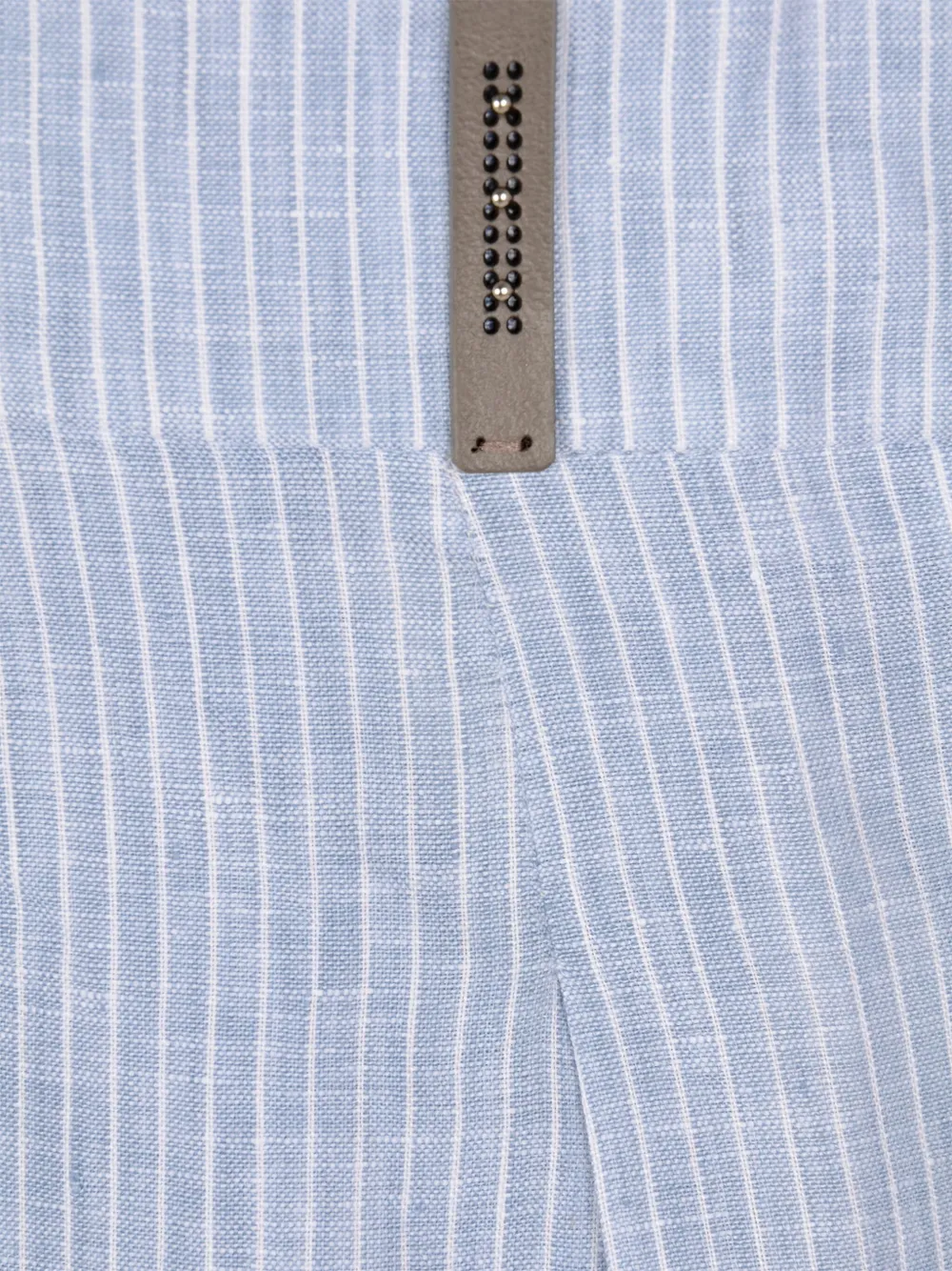 Peserico Broek met gesmockt detail Blauw
