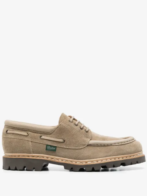 Paraboot zapatos top sider de gamuza