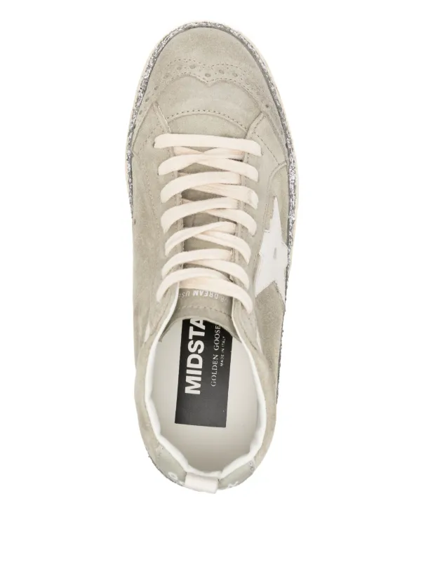 Golden Goose Mid Baskets Star Sneakers Grey FARFETCH IN - Main Image