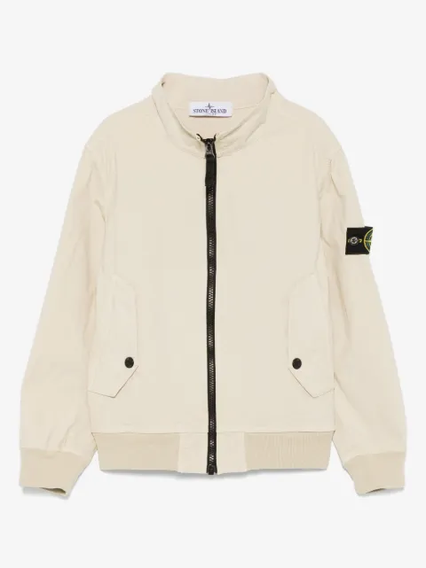 Stone Island Junior Jaqueta com patch de bússola