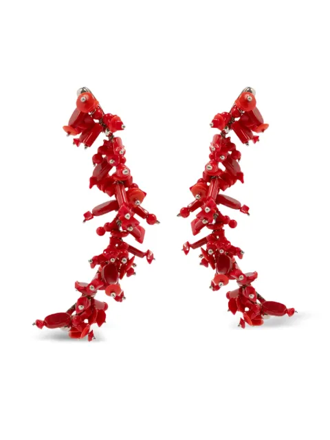 DRIES VAN NOTEN bead-embellishment earrings