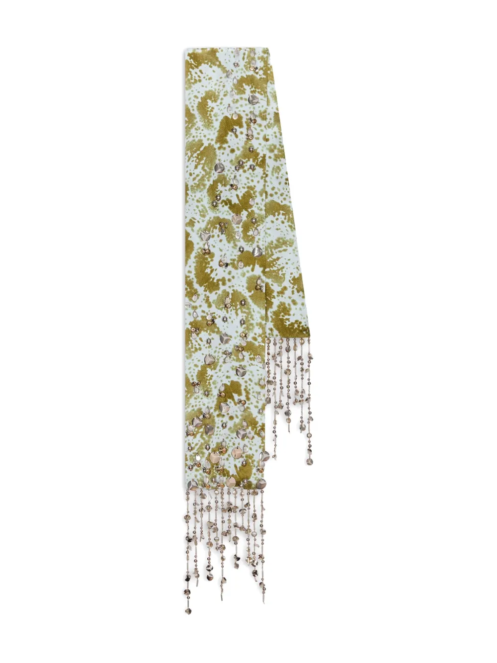 DRIES VAN NOTEN Foulard in seta - Verde