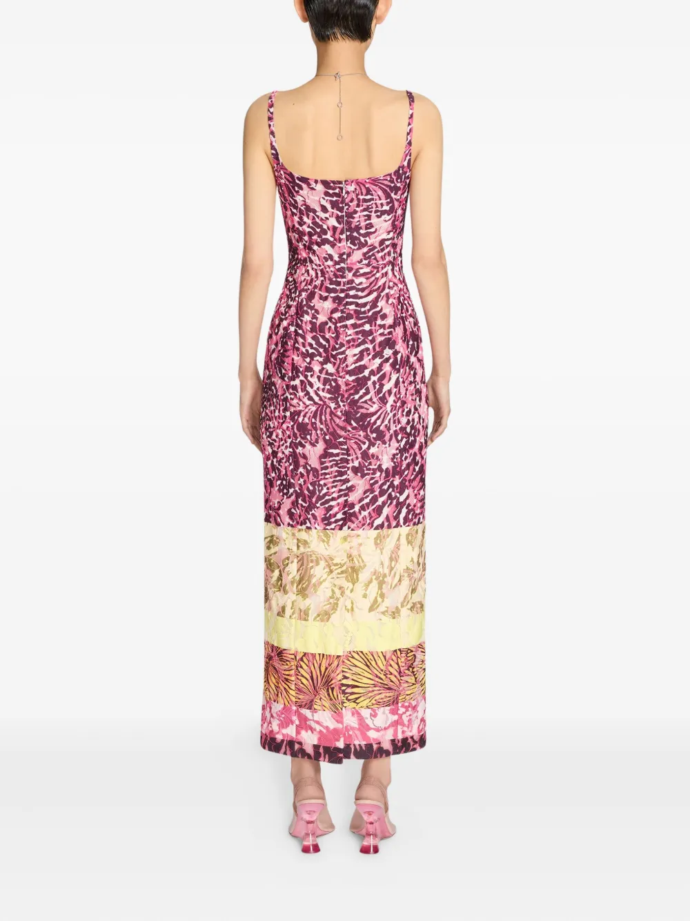 DRIES VAN NOTEN FLORAL-PRINT MAXI DRESS