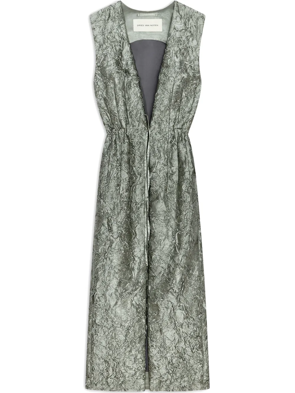 DRIES VAN NOTEN Mouwloze jas Grijs