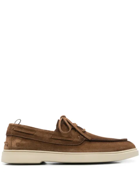 Officine Creative suede boat shoes