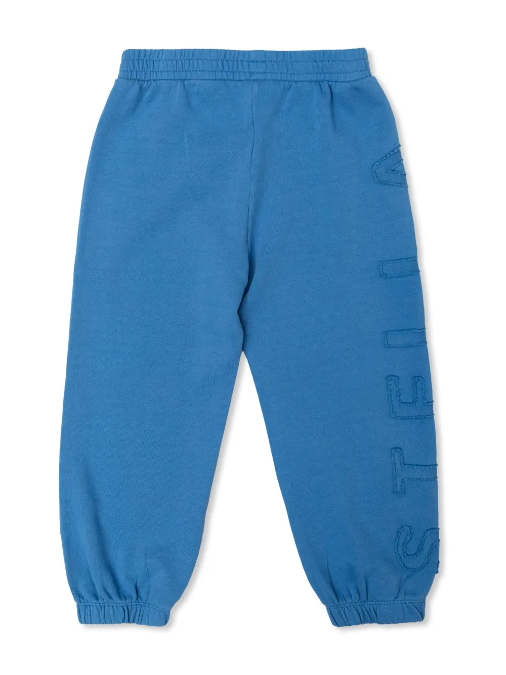 Stella McCartney Kids Joggingbroek met logopatroon Blauw