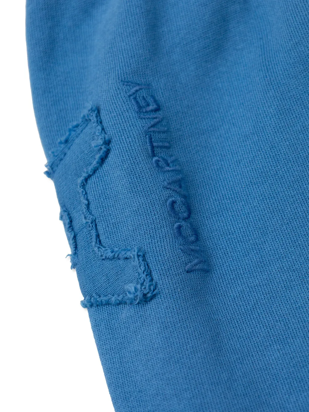 Stella McCartney Kids Joggingbroek met logopatroon Blauw