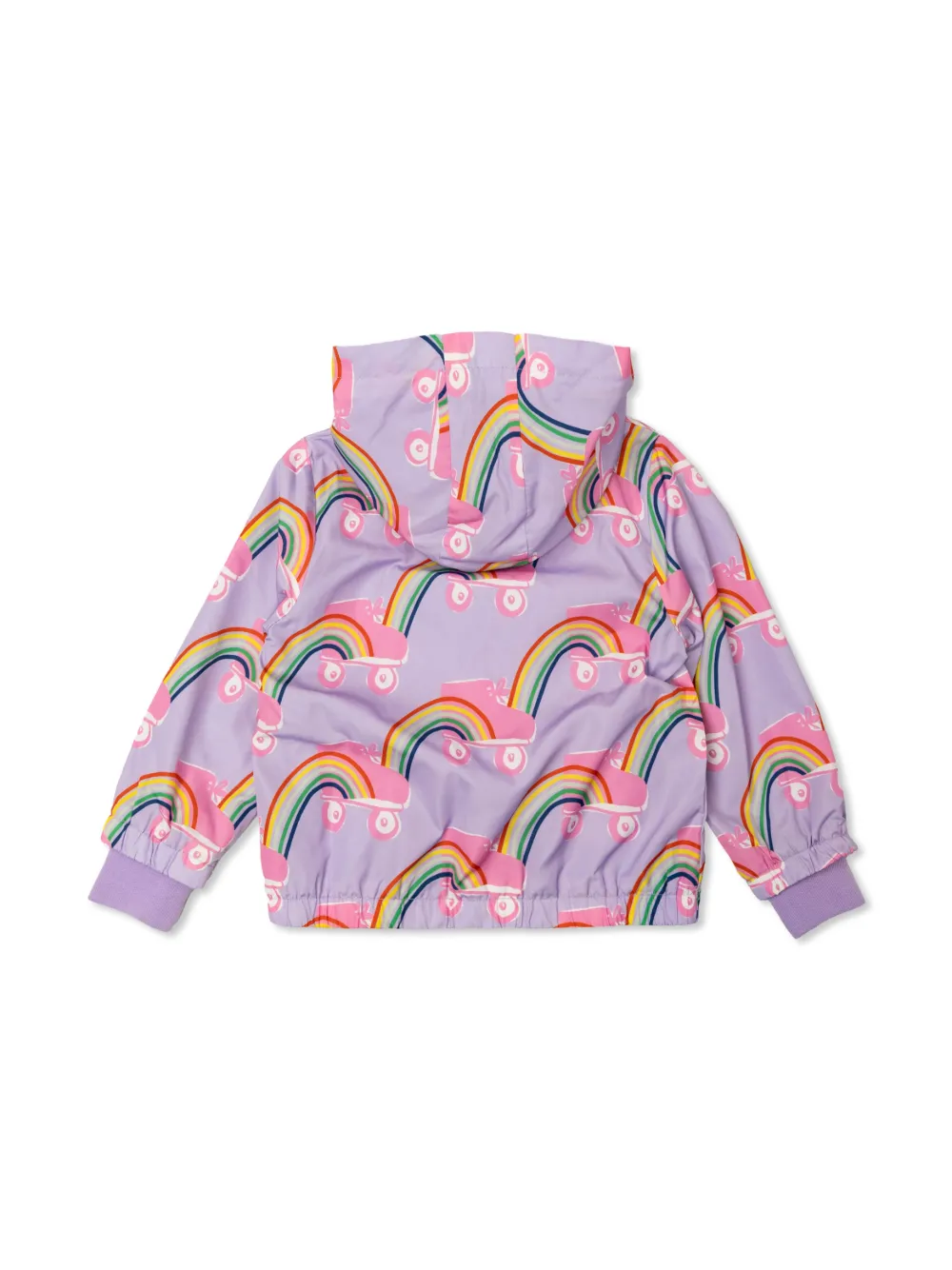 Stella McCartney Kids hooded jacket - Paars