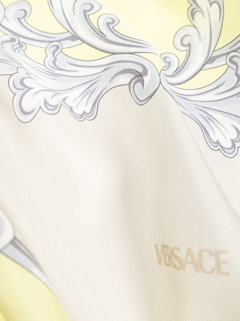 Versace silk scarf - Geel