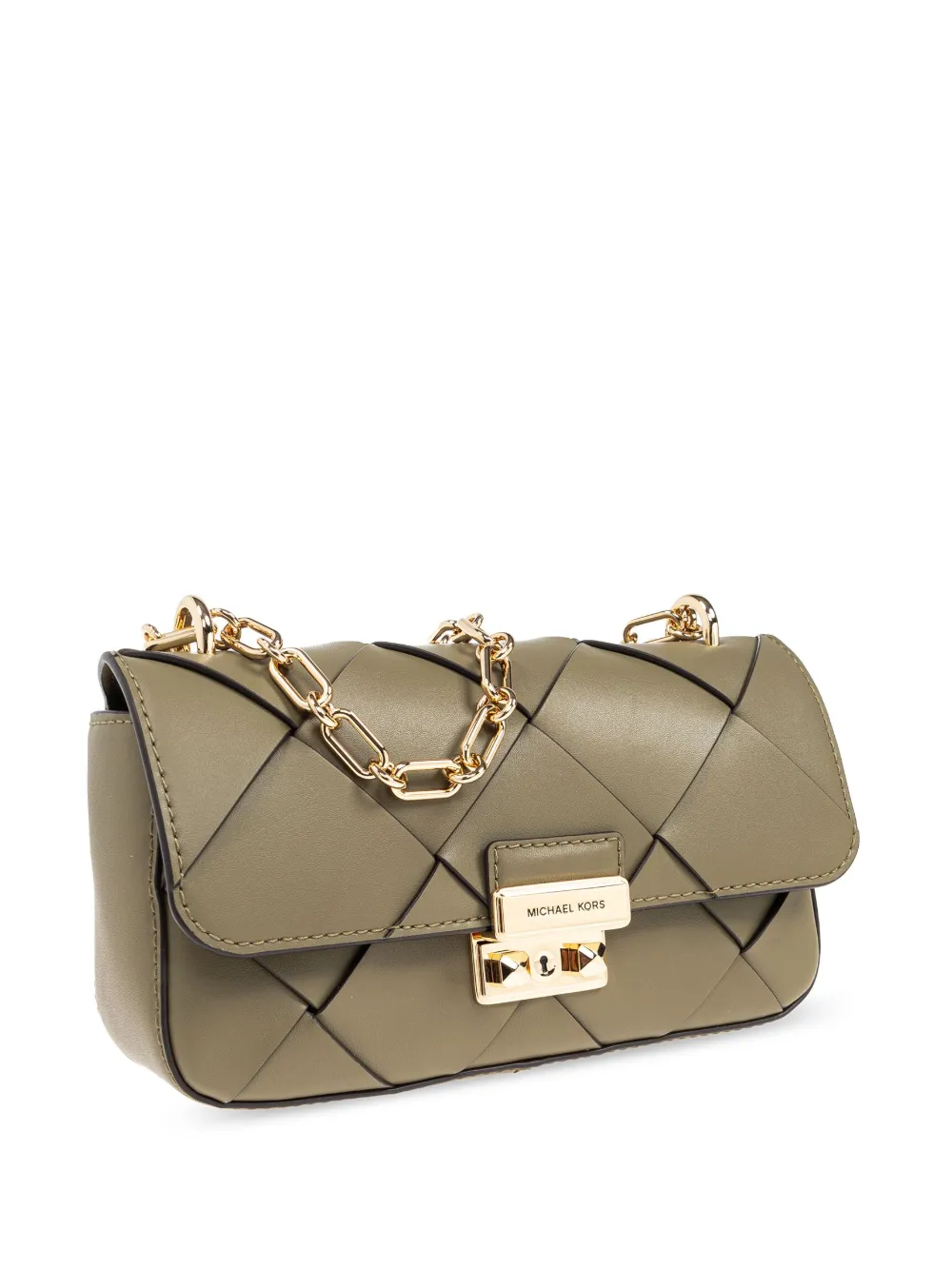 Michael Kors Schoudertas met schakelketting Groen