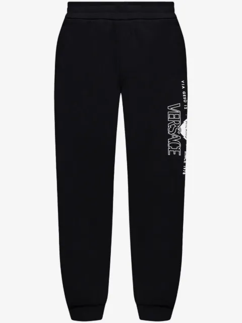 Versace logo-print leggings