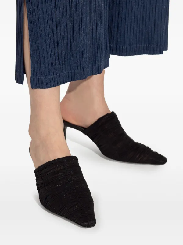 Jimmy Choo Lotta 65mm ミュール | ブラック | FARFETCH JP