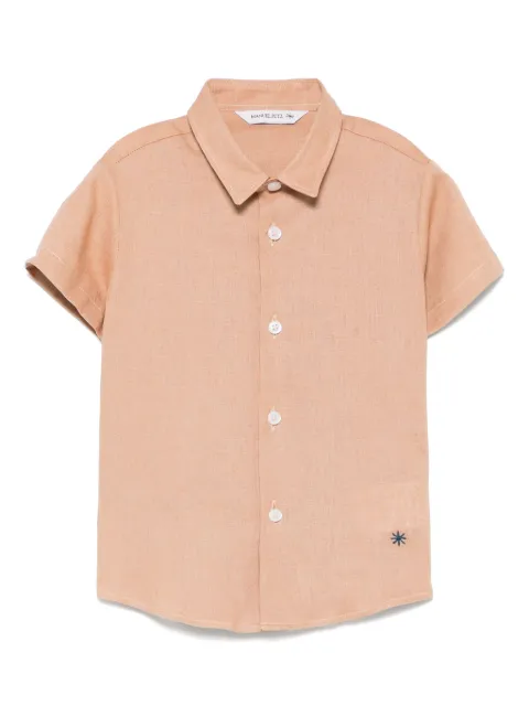 Manuel Ritz logo-embroidered shirt