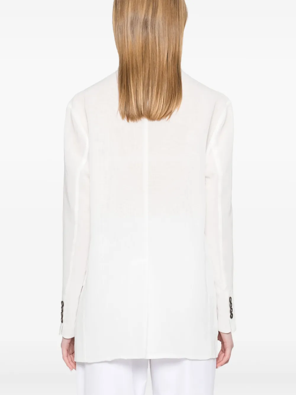 Brunello Cucinelli Katoenen blazer Wit