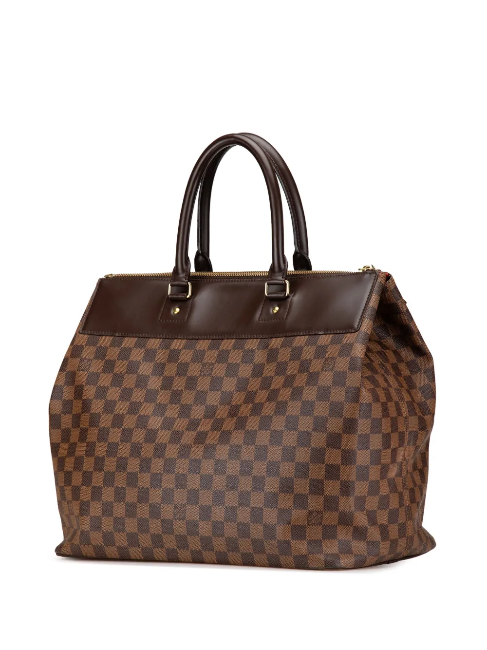 Louis Vuitton Pre-Owned 2002 Damier Ebene Greenwich PM reistas - Bruin