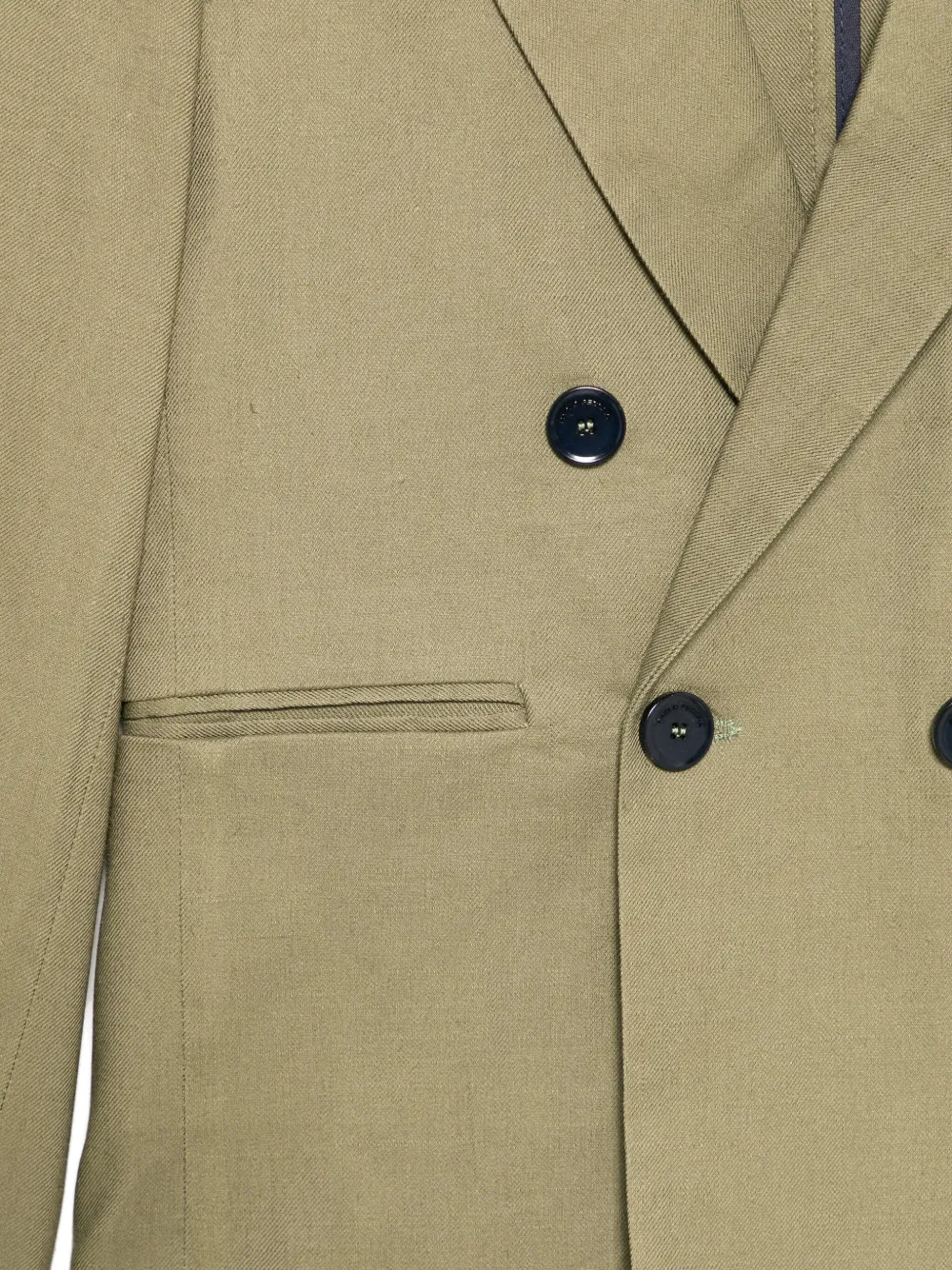 Paolo Pecora Kids Twill blazer Groen