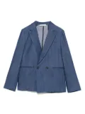 Paolo Pecora Kids double-breasted blazer - Blue