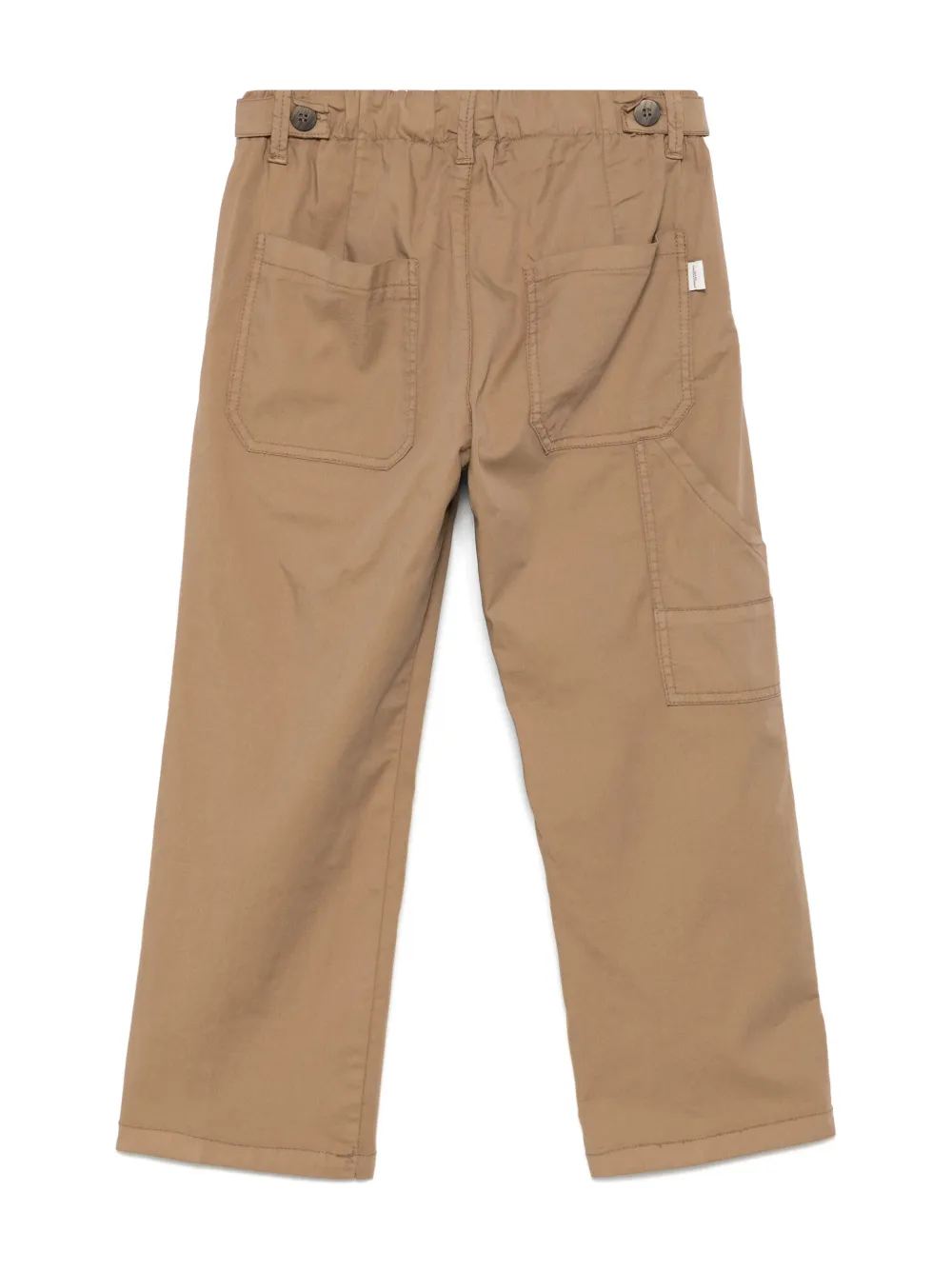 Paolo Pecora Kids Broek met trekkoordtaille - Beige