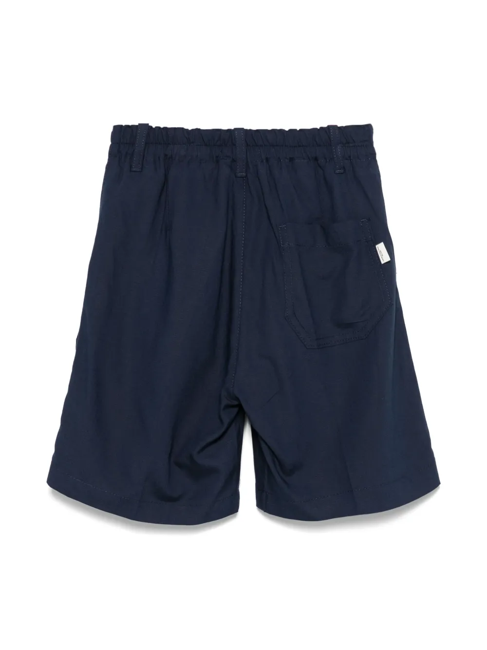 Paolo Pecora Kids pleat-detail shorts - Blauw