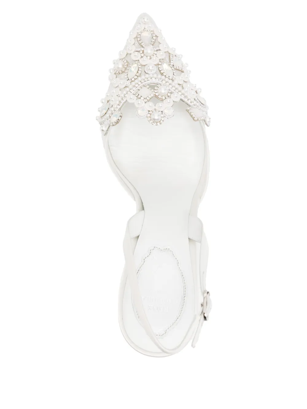 René Caovilla 50mm Veneziana pumps White