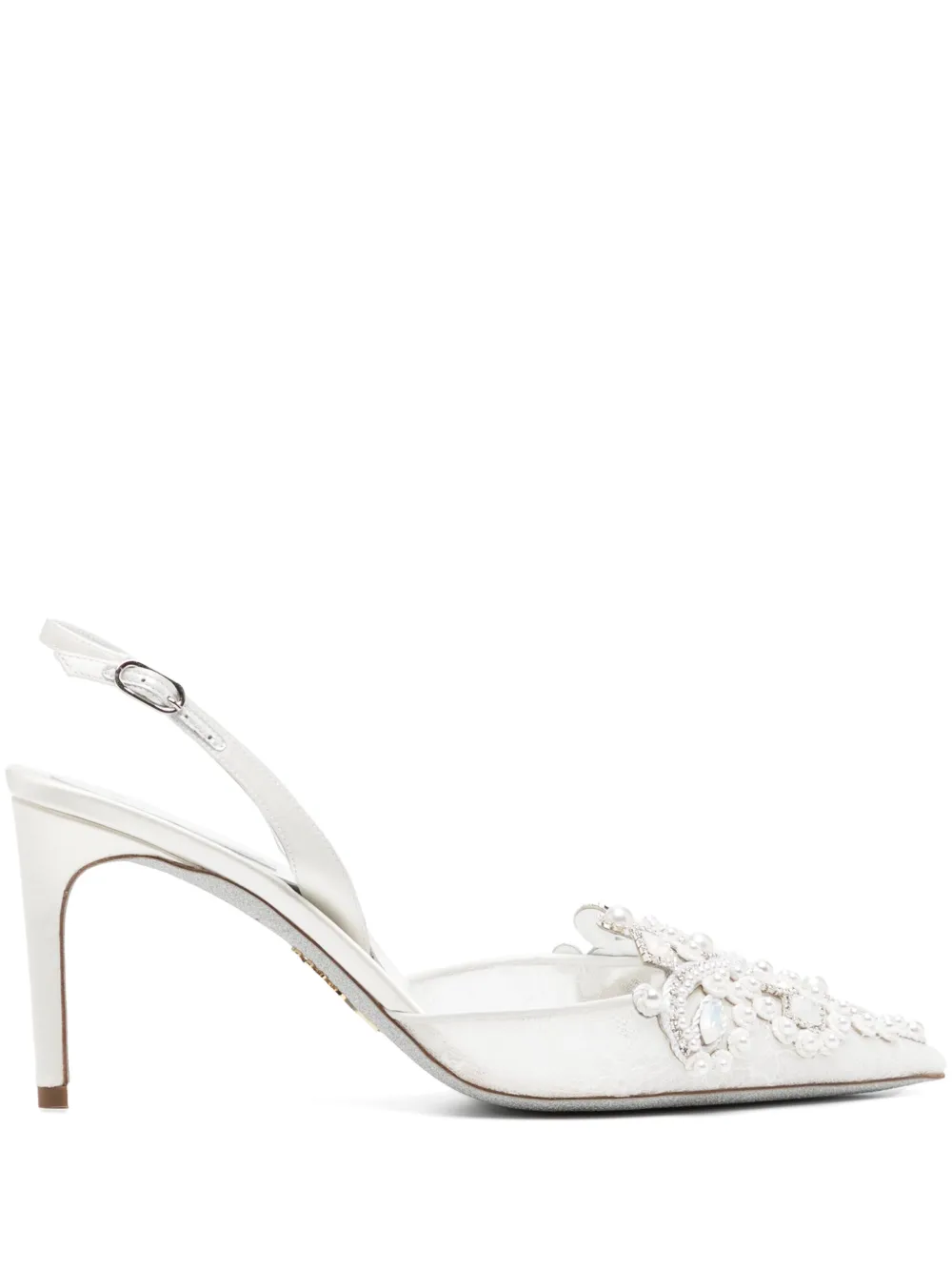 René Caovilla 50mm Veneziana pumps Wit